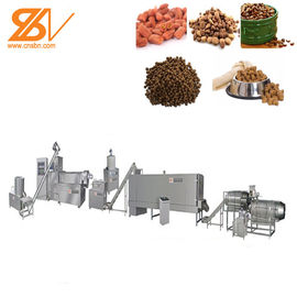 Máquina de processamento da máquina da extrusora dos alimentos para animais de estimação/linha de produção automáticas secas longa vida