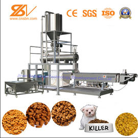 Alimentos para animais de estimação automáticos que fazem a máquina de Exrtuder para a produção de alta velocidade dos alimentos para animais de estimação