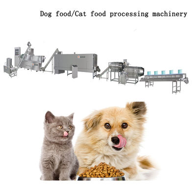 Máquina seca automática dos alimentos para animais de estimação da extrusora 160kg/H para o cão