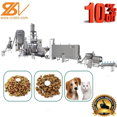 Alimentos para animais de estimação automáticos de poupança de energia que fazem a planta de produção do alimento para cães da maquinaria