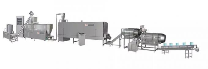 Linha de produção automática do equipamento da máquina da extrusora dos alimentos para animais de estimação
