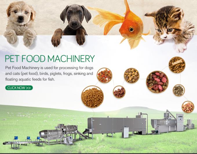Equipamento automático da máquina da produção de alimento para cães do petisco do animal de estimação