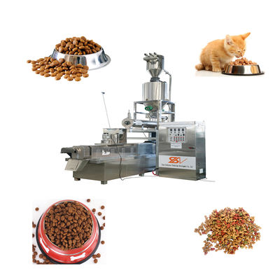 Instalação de processamento automático de alimentos para cães de alta eficiência 120-150 kg/h