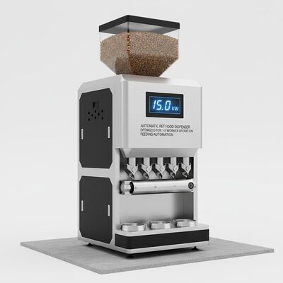 Consumo de energia 15 KW Dispensador automático de ração para animais otimizado para operação de 3 a 5 trabalhadores fornecendo automação de alimentação