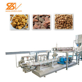 Linha de produção automática motor da extrusora dos alimentos para animais de estimação de Siemens da máquina do alimento para cães
