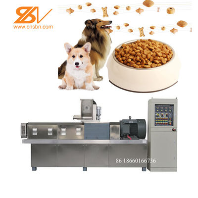 Máquina de produção de extrusores de alimentos para cães e animais de estimação