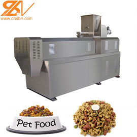 Seco Kibble a planta 100kg/H da maquinaria da extrusora do alimento para cães - 6kg/H petisco de sopro da escala grande