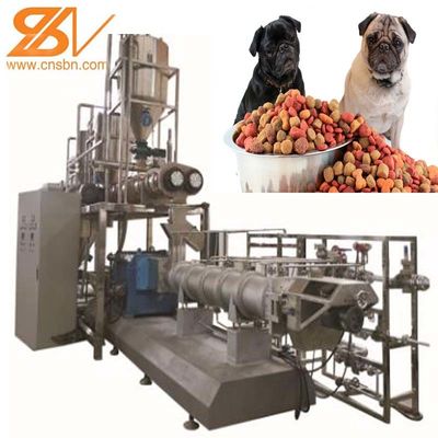 Linha de processamento de alimentos para animais de estimação 2-3t/H Máquina extrusora
