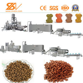 linha de processamento do produto comestível da extrusora do alimento para cães 100-160kg/H