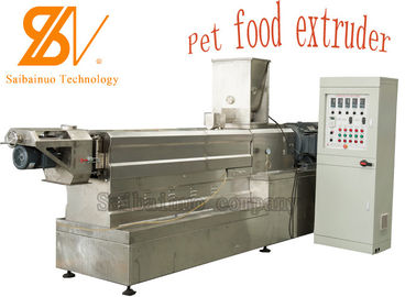 Máquina da extrusora dos alimentos para animais de estimação de Siemen Motor 200kw 500kg/H