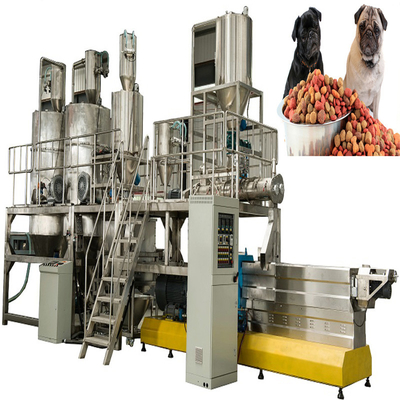 linha de produção extrusora de 1ton/H 2ton/H Cat Dog Horse Pet Food
