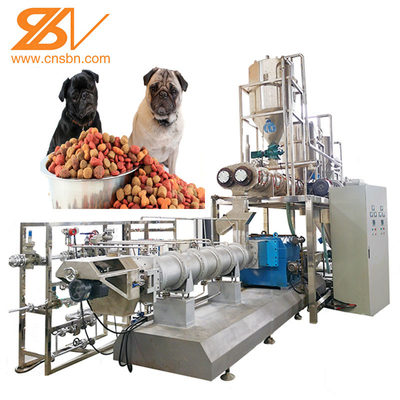 Usinas de aço inoxidável de alimento de cão de estimação 1-6Ton/H