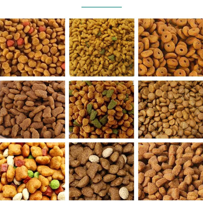 Ss 304 Linha de processamento de alimentos para animais de estimação de extrusão automática de parafusos duplos