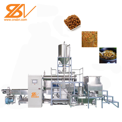 Linha de produção automática de alimentos para animais de estimação