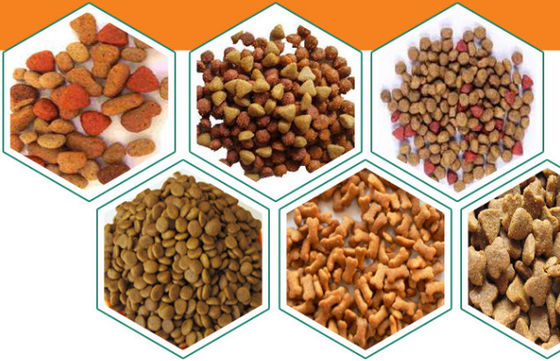 Máquina automática de produção de alimentos secos para cães 500-600 kg/h