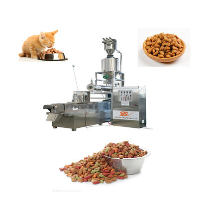 Fácil Instalação de processamento de alimentos para animais de estimação de alta automação Desempenho estável