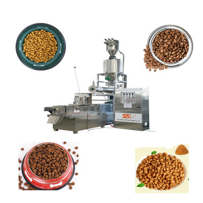 Fácil Instalação de processamento de alimentos para animais de estimação de alta automação Desempenho estável