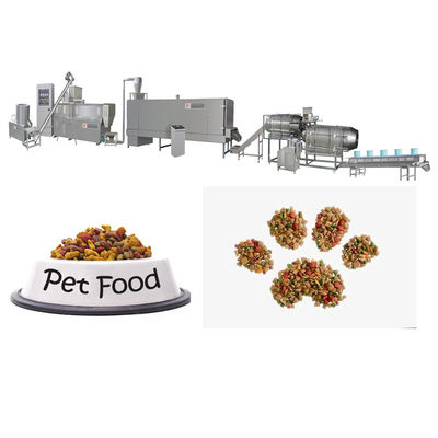 Equipamento de processamento de alimentos para animais de estimação de qualidade alimentar totalmente automático Design razoável