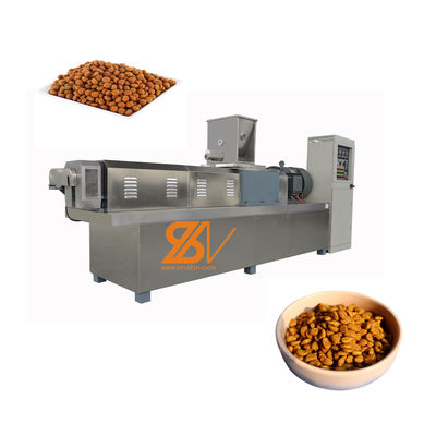 Linha de produção de extrusores de alimentos para cães e gatos industriais