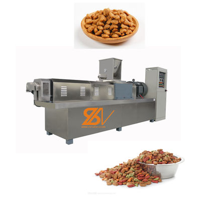 Linha de processamento de alimentos para cães, gatos e animais de estimação totalmente automática