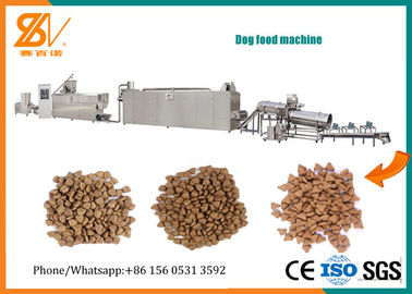 Equipamento de extrusão de alimentos para animais de companhia com parafuso duplo flexível 200-250 kg/h