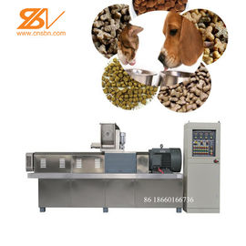 Linha de produção industrial de alimentos para animais de estimação