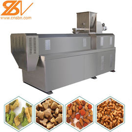 Equipamento de extrusão de alimentos para animais de companhia com parafuso duplo flexível 200-250 kg/h