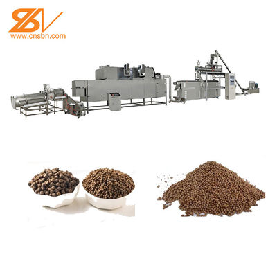 Máquina de extrusão automática de processamento de alimentos para peixes de grande capacidade