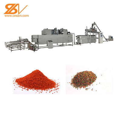 250 kg/h Linha de produção de extrusores para alimentos para peixes pequenos