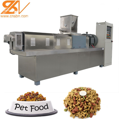 Máquina totalmente automática de fabricação de ração para cães de aço inoxidável com controle PLC
