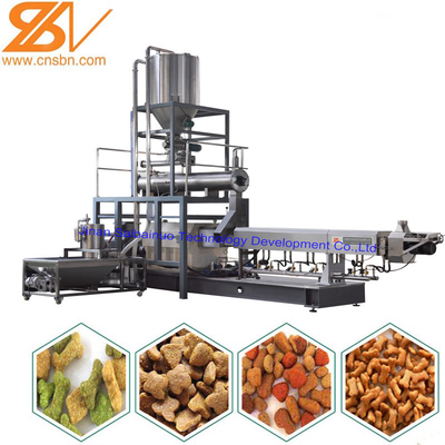 Máquina de fabricação de alimentos para gatos multifuncional e precisa, fácil de operar