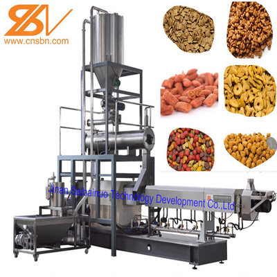 Máquina automática de extrusão industrial de alimentos para cães 150 kg/h