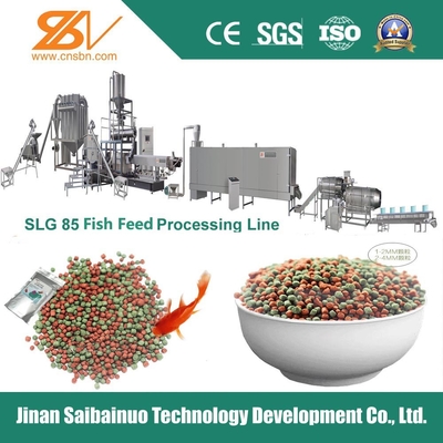 SLG65 Máquina de extrusão flutuante de alimentos para peixes / Ss Fábrica de alimentos flutuantes para peixes