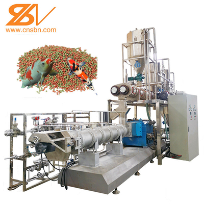Fully Automatic Dry Kibble Fish Feed Extruder Machine