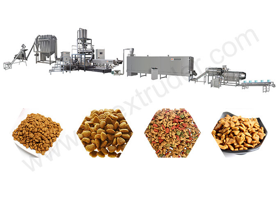 Linha de Produção Completa de Ração para Peixes em Aço Inoxidável 200-300 Kg/h