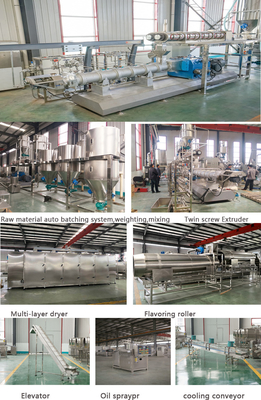 Máquina automática de alimentação para animais de estimação de 200-250 kg/h