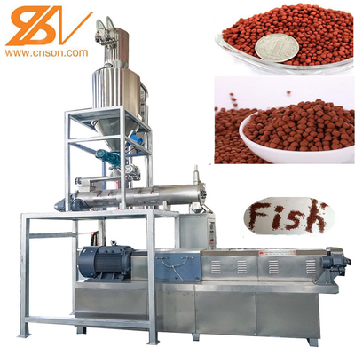 Produtores de alimentos para peixes profissionais totalmente automáticos Linha de produção Diferentes necessidades de tensão