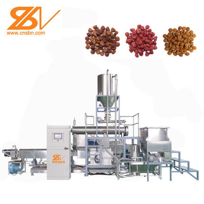 Dry Forming Kibble Automatic Extruder Dog Food Making Machine Line