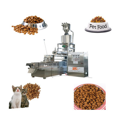 220-260KG/H Linha de produção de alimentos para cães Alta velocidade