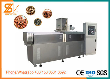 1 máquina da extrusora do alimento de peixes do parafuso, linha de produção alimentar certificação dos peixes do GV