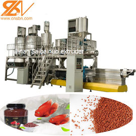 Linha de produção da máquina da extrusora da alimentação dos peixes do animal de estimação, máquina da extrusão do alimento para cães