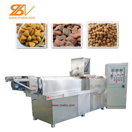 Extrusora dos alimentos para animais de estimação SLG65 que faz a máquina, material do parafuso da máquina 38CrMoAlA da extrusora do animal de estimação