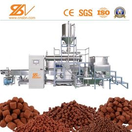 comida de gato seca Multi-funcional que faz a linha de processamento dos alimentos para animais de estimação do gato do cão da máquina