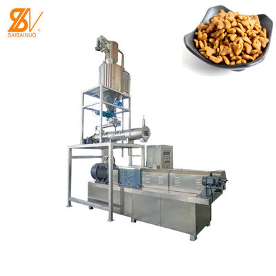 Linha de produção expulsa seca de aço do alimento para cães 110kw de Staineless