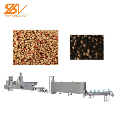 De 1 toneladas - máquina da produção da alimentação de 3 peixes da extrusora da alimentação dos peixes de ton/h
