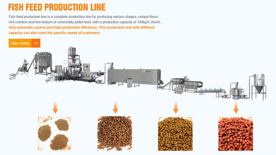 Extrusora de Ração para Peixes Máquina de Ração Flutuante para Peixes na China