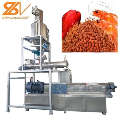 Alimentação de flutuação de naufrágio pequena dos peixes da capacidade 100-600kg/H que faz a máquina